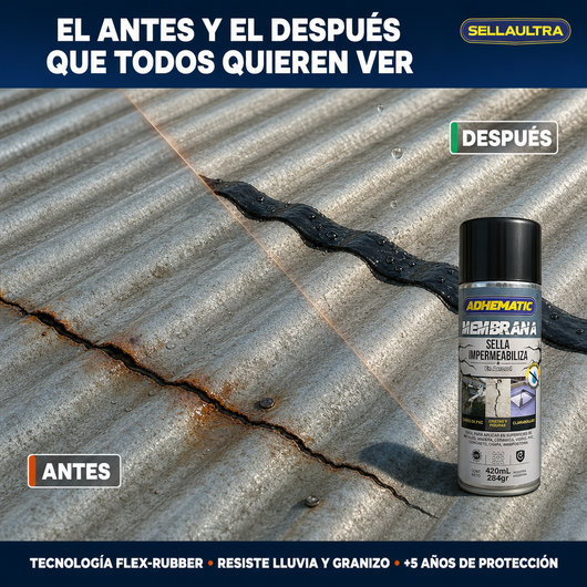 SellaUltra | Sellador Impermeable Instantáneo en Aerosol